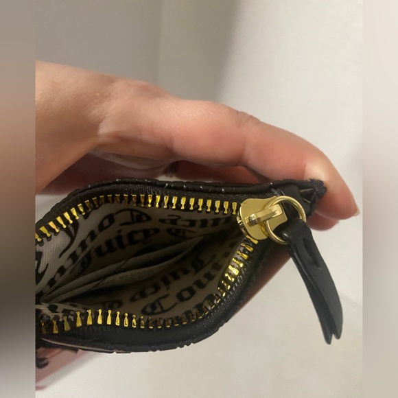 Nwt. Juicy Couture Black Glam Card Case - Picture 2 of 2